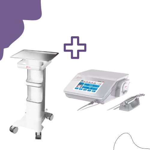 Фізіодиспенсер IMPLANTER PLUS Led автоклавований мотор + Столик Woodpecker TC-6